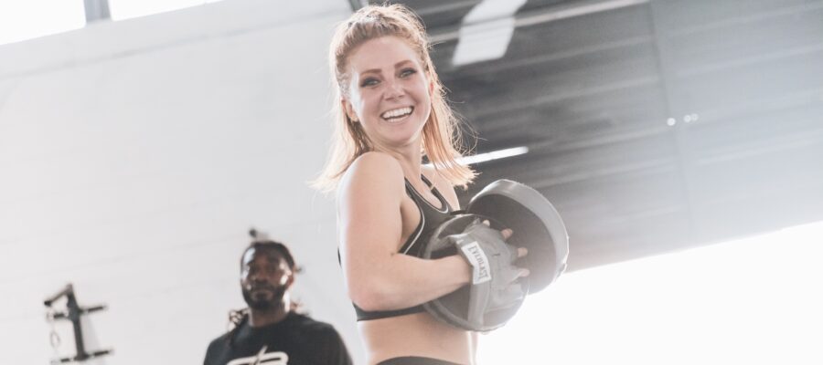 Personal trainers preparing for spar training