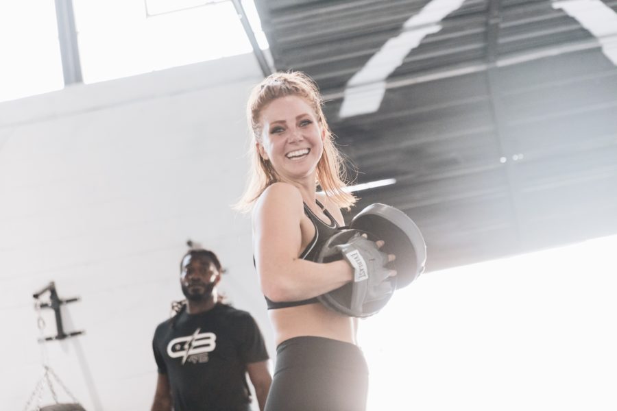 Personal trainers preparing for spar training