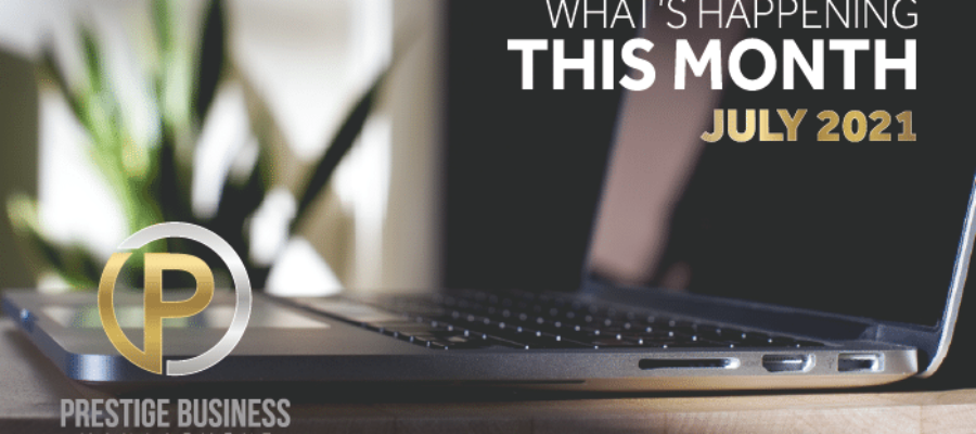 What’s happening this month July 2021