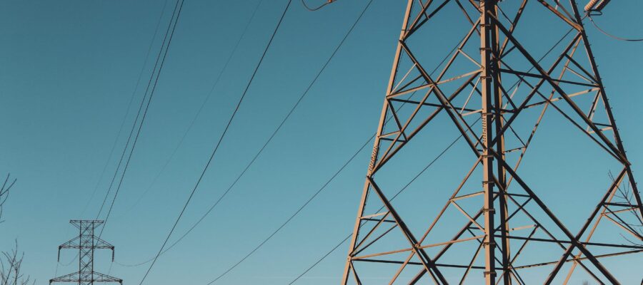 pylons and wires