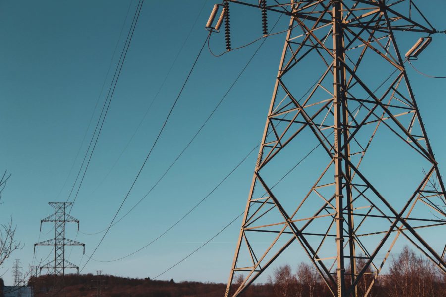pylons and wires