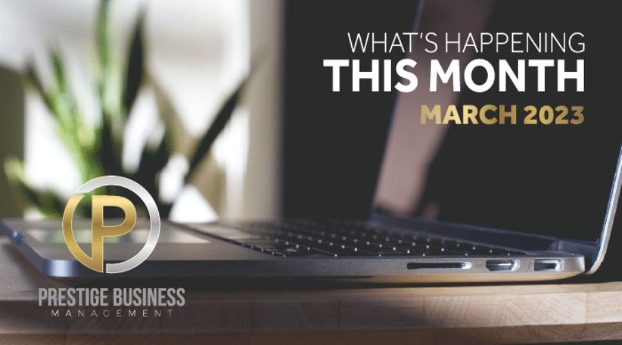 What’s happening this month March 2023