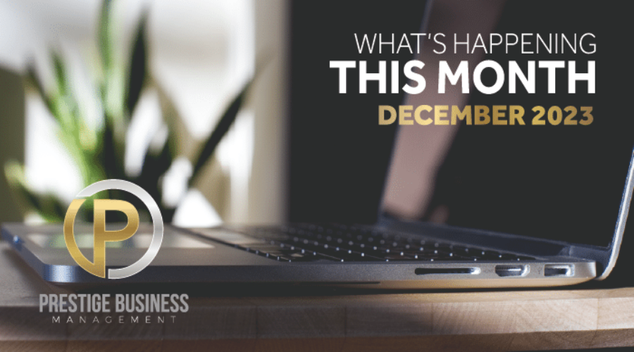 What's happening this month December 2023